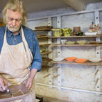 Geoff Fuller at work in his workshop 2017